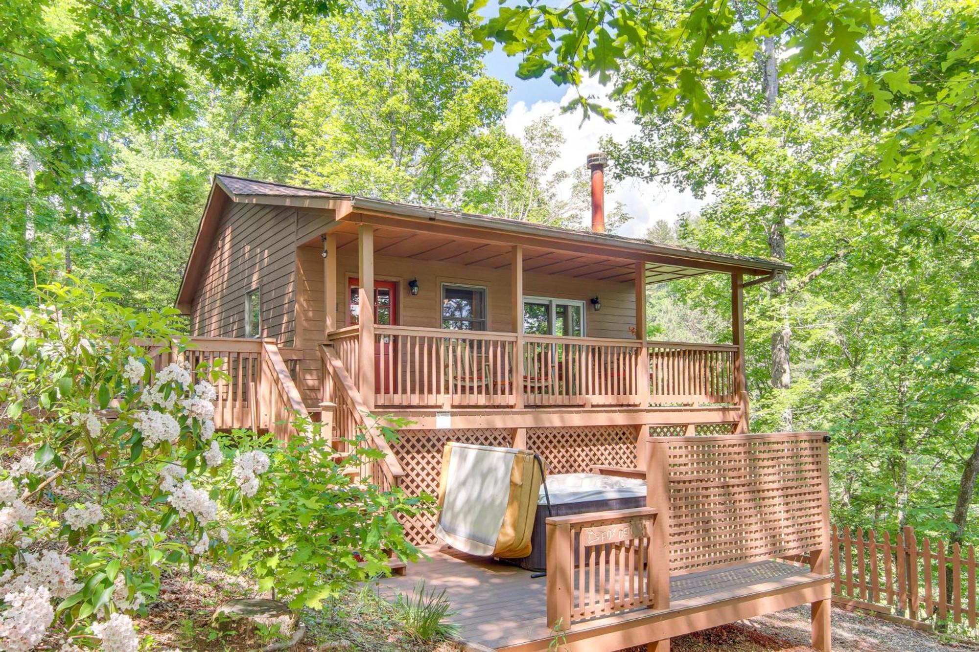 Charming Fox Den Cabin In Whittier With Hot Tub! Kültér fotó
